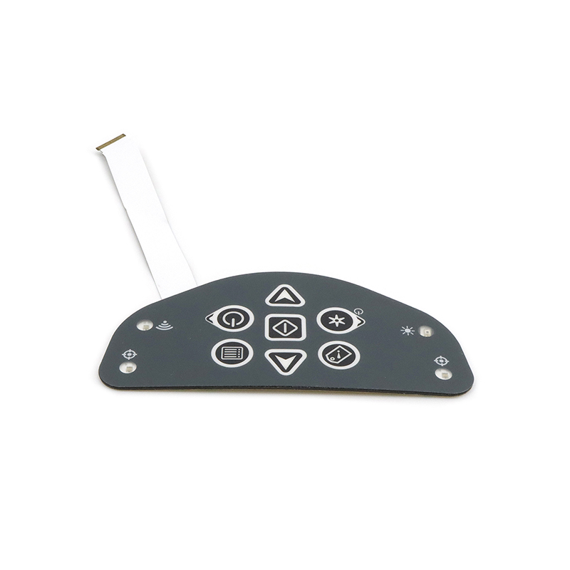 鍵盤發(fā)光按鍵面貼薄膜開關(guān)