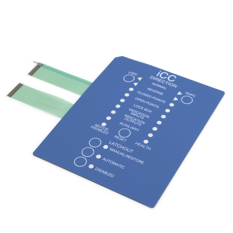 PET線路SMT貼片LED防水圈結(jié)構(gòu)薄膜開關(guān)